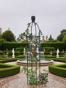 Garden Trellis, Birdcage Style Trellis, Decorative Vine Climbing Rack, Suitable For Patio And Balcony, Suitable For Supporting Climbing Plants Like Roses And Clematis, Decorative Flower Rack - Multicolor - View 9