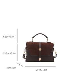 Niche Minimalist Fashionable Chic Small Square Bag For Women, Personalized 2026 New Lightweight Textured Crossbody Bag - Coffee - View 6