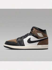 Men's AIR JORDAN 1 MID Mid-Top Sports Casual Shoes DQ8426-007 - Black and White - View 1