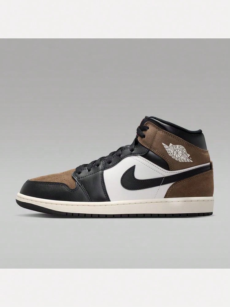 Men's AIR JORDAN 1 MID Mid-Top Sports Casual Shoes DQ8426-007 - Black and White - View 1