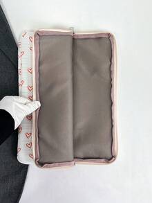 Laptop Case Solid Color Minimalist Luxury Multi-Size Laptop Tablet Storage Bag Computer Bag - Red - View 5