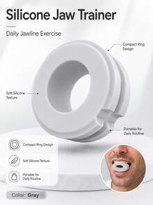 Silicone Facial Massager, Chin Muscle Exerciser, Facial Ball, Holiday Gift - Bite Ring - View 3