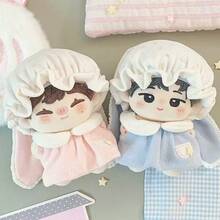10cm New Rabbit Series Peach Blossom Blueberry Blossom Cotton Doll Cute Plush Doll Clothes Detachable Replacement Doll Outfit Accessories Gift (Doll Not Included) - Multicolor - View 1