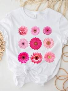 Women T-Shirts - 白色 - 查看 1