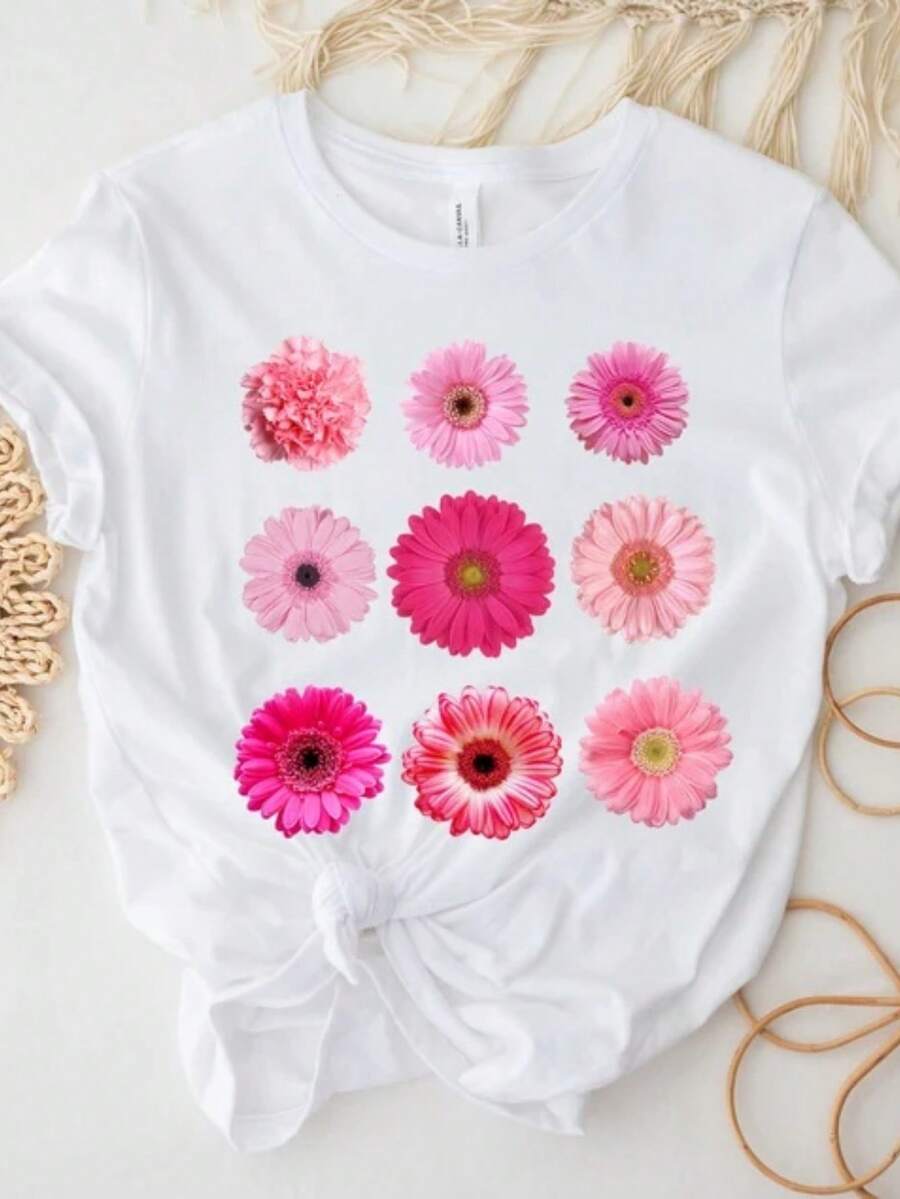 Women T-Shirts - 白色 - 查看 1