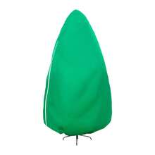 OUKANING Green Upright Christmas Tree Storage Bag For 9ft Artificial Tree, Tapered Dust Cover With Zipper Drawstring Bonded Fabric Organizer For Garage Attic Home Storage - Green - View 6