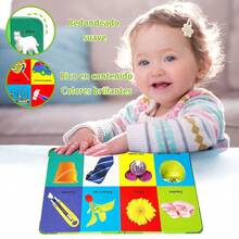 Montessori Spanish Learning Book Is A Colorful Picture Book With Many Beautiful Animal Images, Designed To Help Children Recognize Animals And Expand Their Vocabulary. This Book Is Suitable As A Birthday/Halloween Gift. - Multicolor - View 8