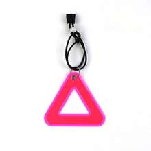 1pc Multicolor Optional Bicycle Seat Reflective Triangle Sign, Hanging Cycling Reflective Plate, Night Riding Warning Sign - A - View 9