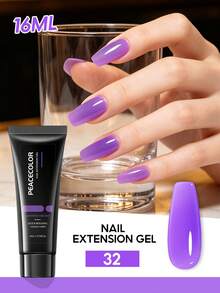 PEACECOLOR 16ml Poly Nail Extension Gel, UV LED Cured Quick Building Builder Gel For Nail Extension & Manicure, Multiple Colors Available, Hard Gel For Beginner Home DIY & Professional Salon Nail Art - Multicolor - View 20