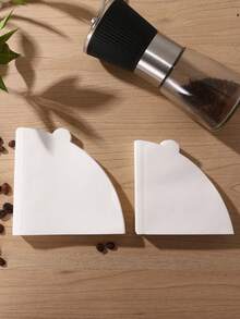 100 lembar/pak Kertas Saringan Kopi Putih/Coklat, Kertas Saringan Kopi Tetes untuk Penggunaan Rumah Tangga, V01/V02 Tersedia Dua Ukuran - Putih - View 10