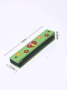 10-Hole Pocket Harmonica With Protective Hard Case, Classic Alloy Musical Instrument, Numbered Holes For Easy Learning, Portable Travel Essential, Suitable For School, Camping, Outdoor Trips, Stage Practice And Gifts - Multicolor - View 14