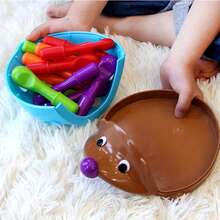 1 Set Hedgehog Educational Toy, Intelligence Development And Hand-Eye Coordination, Montessori Learning Toy, Suitable For 1-3 Years Old Children, Baby Holiday Gift - Multicolor - View 8