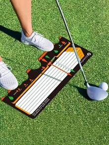 1 buah Matras Latihan Golf Cocok Untuk Pemula, Membantu Memperbaiki Postur dan sebagai Bantalan Penyesuaian Postur Tingkat Awal - MultiWarna - View 1