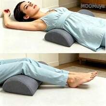2pcs Ergonomic Waist And Leg Pillow Set, Comfortable Sleep Set, Suitable For Back And Side Sleeping, Natural Curve Fit For Spinal Alignment, Multi-Zone Shaping Cushion, Ideal For Reading, Relaxation And Stable Sleep - 1 Set - View 5