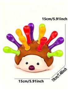 1 Set Hedgehog Educational Toy, Intelligence Development And Hand-Eye Coordination, Montessori Learning Toy, Suitable For 1-3 Years Old Children, Baby Holiday Gift - Multicolor - View 10