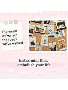 Mini Instant Film Compatible With Fujifilm Instax Mini 7s/8/9/11/12/25/90/Wide Series, Foil-Wrapped Individual Packaging, Fade-Resistant, Wide Temperature Imaging 5-40°C, Instant Color Film Set - View 4
