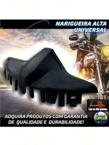 Narigueira Esportiva Alta Capacete Fechado Universal Fw3 Axxis No Risk - preto - Visão 2