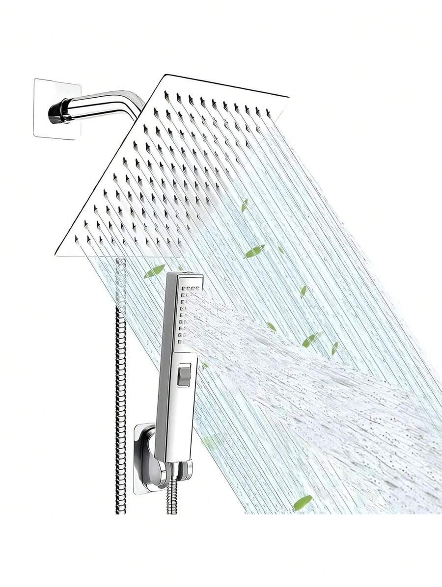 Fixed Showerheads - Silver - View 1