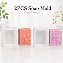 Embossed Flower Soap Mold Maple Leaf & Phalaenopsis Orchid Silicone Soap Mold For Handmade Soap DIY Aromatherapy Candle Plaster Craft Home Decor Gift - Mold - View 15