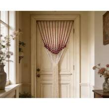 Bead String Doorway Divider, 90x180cm Two-Tone Acrylic Pendant Fringe Curtain For Hallway & Entryway - 90 X 180 cm - View 4