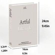 Foldable Fake Book Decor Nordic Home Magazine Decorative Book Sample Room Villa Study Simple Realistic Book Prop 2/3pcs - Decor Book - View 10
