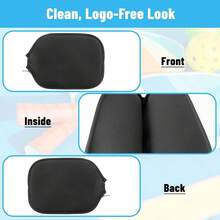 2pcs Pickleball Paddle Cover Set, Durable Neoprene Universal Paddle Protector, Anti-Scratch Paddle Cover - Black - View 4