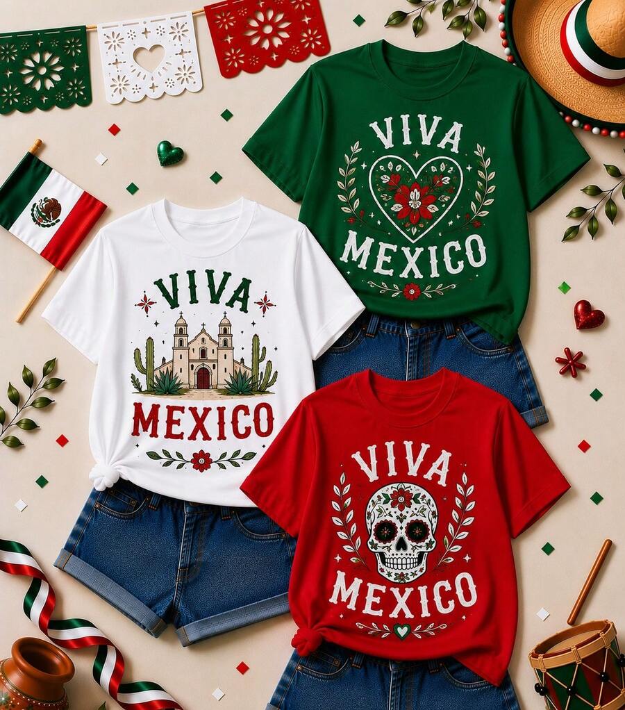 Women T-Shirts - Tricolor - View 1