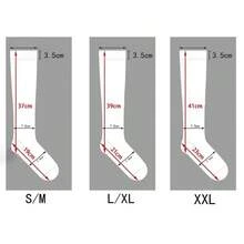 1 Pair Unisex Zipper Compression Socks, Open Toe Knee-High Compression Support Socks, Sports Varicose Vein Prevention Socks, Running Travel Nurse Fitness Circulation Leg Support Socks - Multicolor - View 7