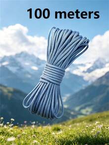 10M/50M/100M Nylon Paracord, 4mm 7-Strand - Non-Elastic Woven Rope, Suitable For Outdoor Training, Camping And DIY Activities - Multicolor - View 92