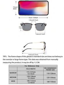 3 pares de gafas de sol de moda para hombre, mezcla perfecta de estilo moderno y encanto vintage, adecuadas para conducir, deportes al aire libre, viajes, vacaciones, fiestas, se adaptan a todas las formas de rostro - Multicolor - Ver 6