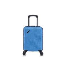 16" ABS Diamond-Textured Carry-On Spinner Luggage, TSA Lock - Royal Blue - View 2