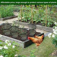 1pc Foldable Pop-Up Garden Plant Protective Cover, Fine Mesh Insect Barrier Net, Breathable Plant Shield To Block Birds For Veggies And Blooms - A - View 7