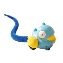 1pc Mobile Bird Shaped Cat Teasing Toy Long Furry Tail Clockwork Interactive Cat Toy Stimulate Hunting Instinct, Self-Entertainment Boredom Relief Pet Toy For Kittens & Adult Cats No Batteries Required - View 7