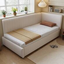Sofa Bed Frame Beige 199 X 101 X 82.5 Cm - Beige - View 2
