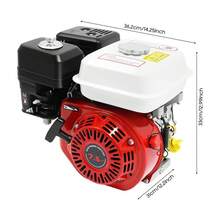 7.5HP 4-Stroke Gasoline Engine Air-Cooled 20mm Crankshaft Transistor Ignition - Default - View 8