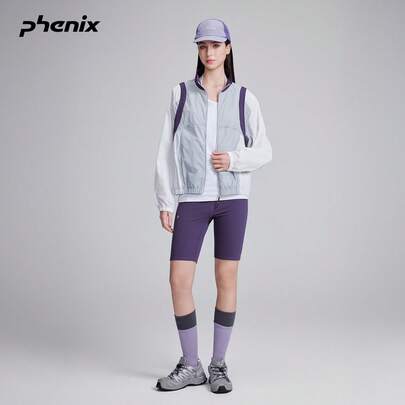 Phenix 2026SS Women's Antibacterial High Waist Tight Casual Cycling Shorts For Sports And Outdoor