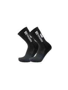 1 Set Breathable Elastic Knit Sports Leg Warmers And Leg Warmers, Anti-Slip Silicone Pad Football Leg Warmers Set, For Men's Outdoor Football Training - Multicolor - View 16