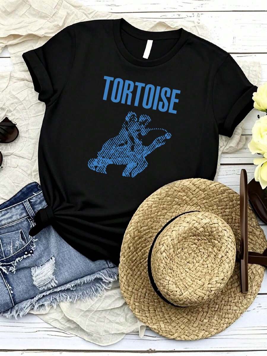 Women T-Shirts - 黑色 - 查看 1