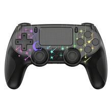 Cool And Personalized P4 Controller, Unique Aurora/Starry Sky Design, Colorful Gradient Patterns, Supports Wireless Connection, 600mAh Long-Lasting Battery With LED Strip, Equipped With 3.5mm Audio Interface, Suitable For P4 Slim/Pro And PC. - View 8