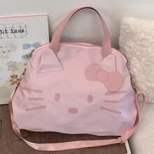 SANRIO 1pc Large Capacity Kitty Travel Bag, New Fashion Versatile Shoulder Bag, Outdoor Casual Handbag - Multicolor - View 14
