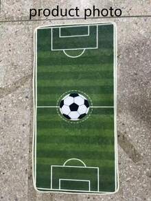 1pc Oversized Football Field Rug, Decorative Carpet, Floor Mat, Living Room Rug, Bedroom Rug, Runner Rug - Multi-color 11 - View 3