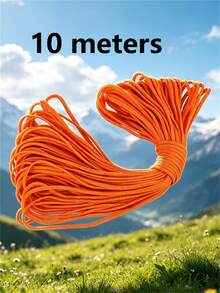 Cuerda de rescate multiusos para exteriores con núcleo de 7 hilos, camuflaje multicolor, 5/10/50/100m/pieza, cuerda de escalada, línea de vida de emergencia para tienda de campaña, cuerda de tracción de paracaídas, cuerda para tejer pulseras, cuerda colgante, camping, picnic, tendedero, cuerda para mascotas, cuerda DIY duradera - Paracord - Ver 46