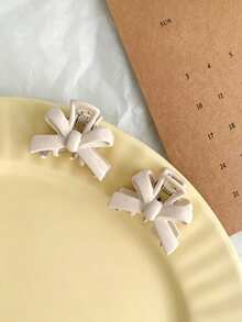 2pcs Women's Bow Mini Hair Clips, Front Hair Clips Side Clips Bangs Clips Hair Accessories, Suitable For Daily Wear - Black - View 12