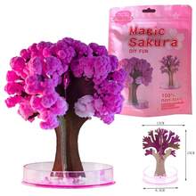 1pc Magic Tree Colorful Christmas Tree Magic Watering Paper Tree Can Bloom And Crystallize Creative Christmas Gift - Multicolor - View 4