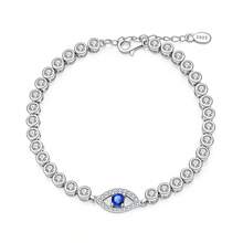 1pc S925 Sterling Silver All-Match Bracelet, Multiple Colorful Zirconia Tennis Chain And Bead Chain Styles, Compatible With DIY Beaded Pendants, Minimalist Luxury Style, Includes Extension Chain For Adjustable Size, Comes With Gift Box, Versatile Handmade Jewelry All-Match Silver Chain Accessory - Multicolor - View 13