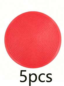 5pcs Flat Marker Discs Football Training Corner Markers Round Marker Plates Ground Mats Tennis Markers - Multicolor - View 12