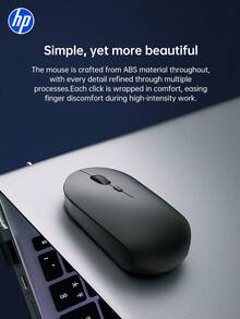 HP Droplet Portable Wireless Silent Mouse, Slim Ultra‑Light 55.9g 2.4G Plug & Play Mice, Long Lasting 6‑Month Battery Quiet Click Mouse For Office Laptop Desktop Work - View 6