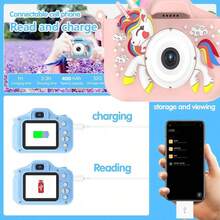 1080P HD Portable Mini Digital Camera, 48MP Photo & Video, Dual Front & Rear Lens, Built-In 5 Games, Pocket Camera, Ideal Gift For Birthday, Christmas, Halloween Holidays - View 4