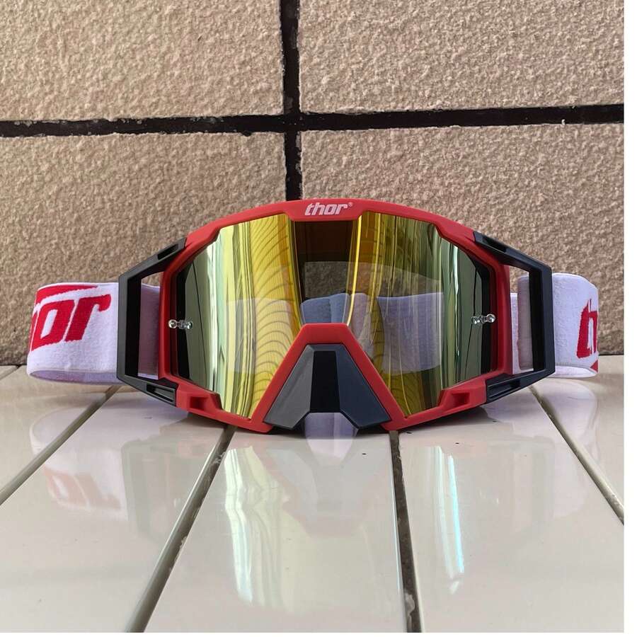 Motorcycle Off-Road Goggles: Windproof, Dustproof, Snug Fit To Helmet, Durable, Suitable For Off-Road Motorcycles