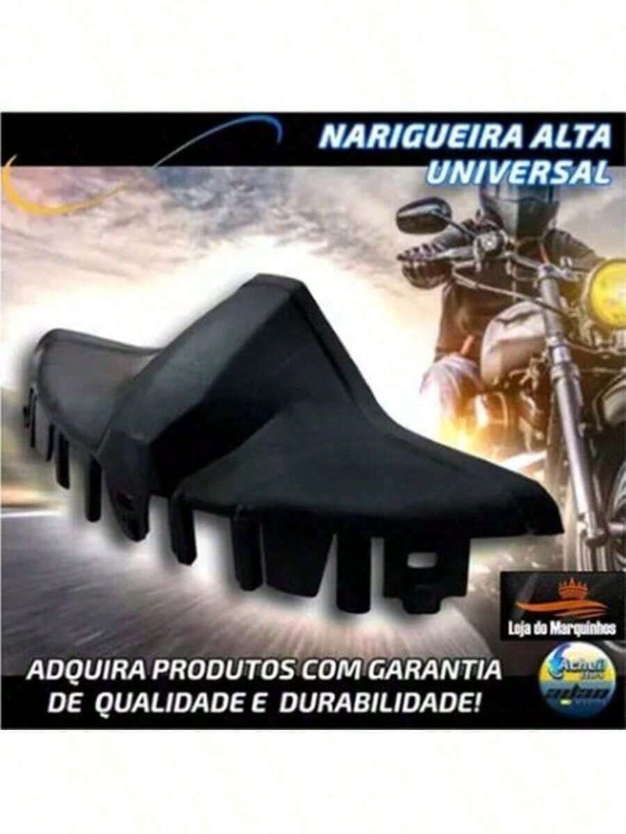 Narigueira Esportiva Alta Capacete Fechado Universal Fw3 Axxis No Risk - preto - Visão 1
